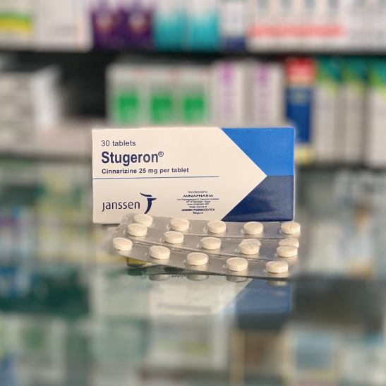 Stugeron 25 mg 30 tablets