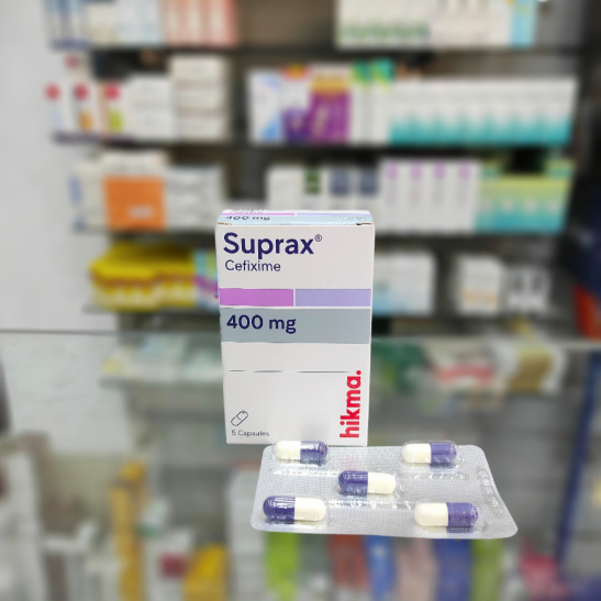 Suprax 400 mg 5 capsules