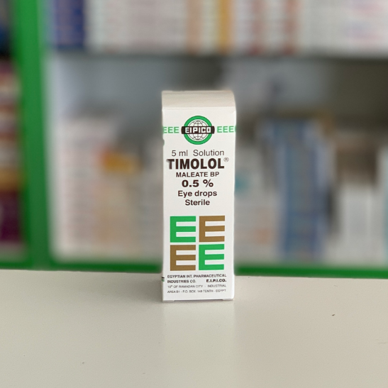 Timolol 0.5% 5 ml eye drops