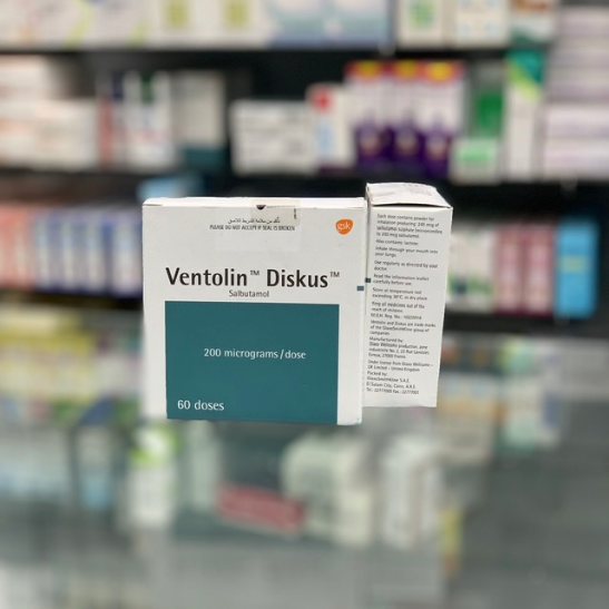 Ventolin Discus for inhalation 60 doses