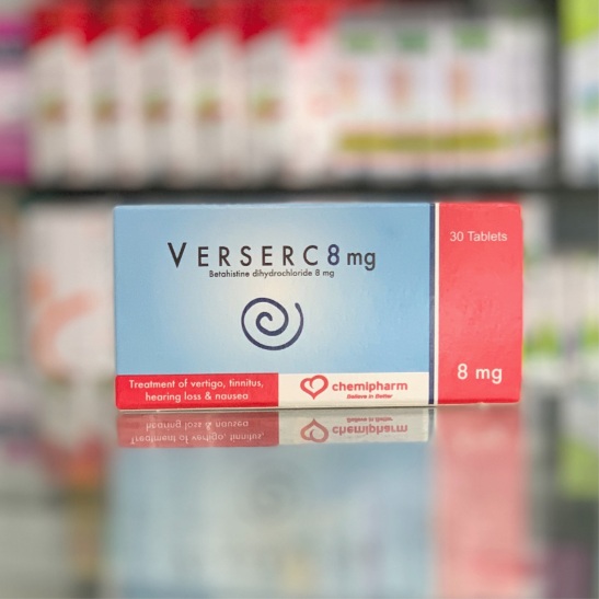 Verserc 8 mg 30 tablets