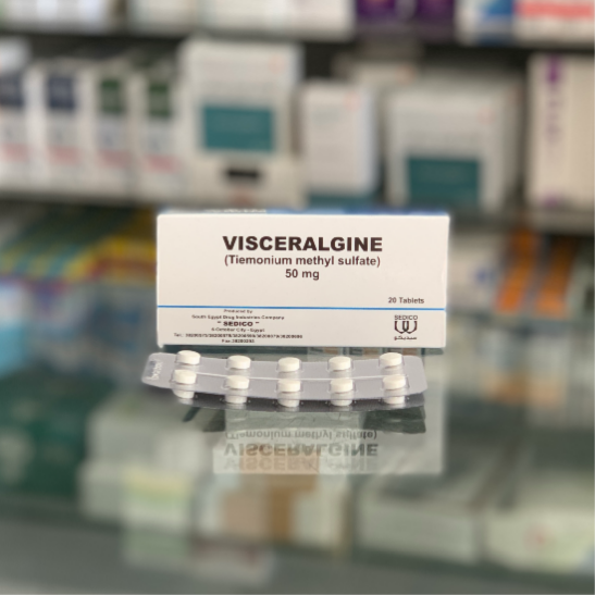 Visceralgine 50 mg 20 tablets