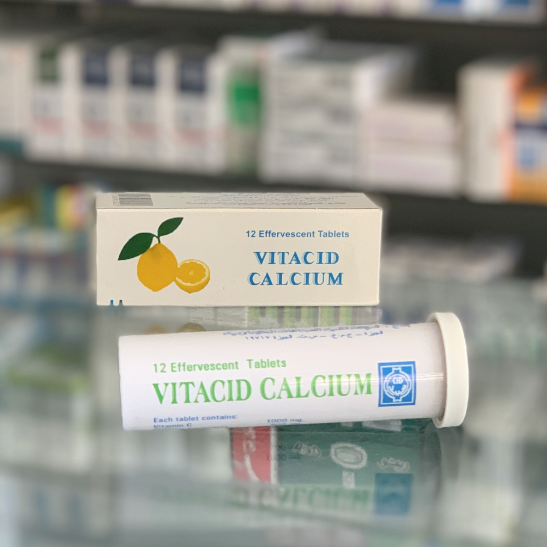Vitacid-Calcium 12 effervescent tablets